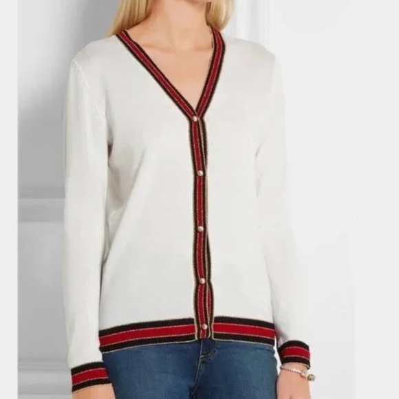 NWOT: Gucci Extrafine Wool Blend Cardigan : Sz - S - Picture 1 of 10